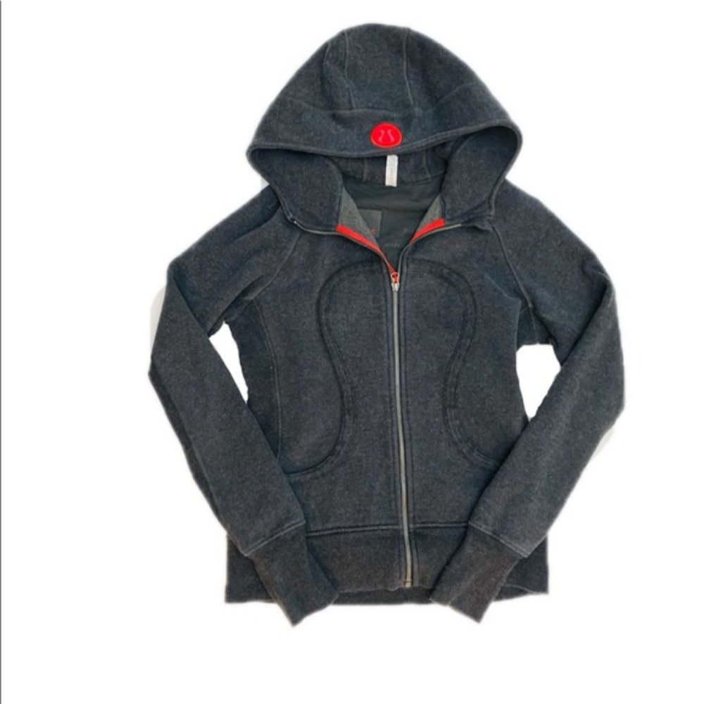 lululemon muladhara chakra scuba hoodie charcoal